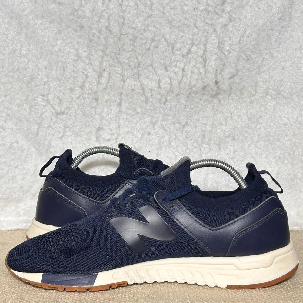 New Balance Mens Blue 247 Deconstructed Lightweight Running Sneakers Shoes SZ 10